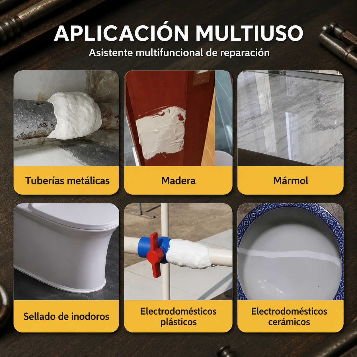 Adhesivo de Masilla de Hierro (Paquete x2)🧰