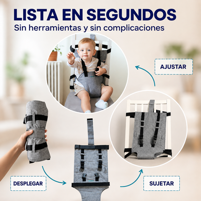 Arnés de Seguridad Portátil para Silla de Bebé🪑✨