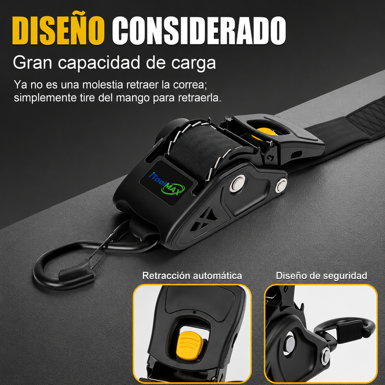 Correas Autorretráctiles para Carga⚖️🛻