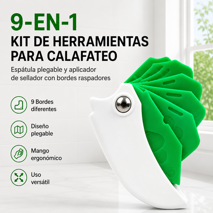 Espátula Multifuncional 9 en 1 para Calafateo (Paga 1 Lleva 2)🧰🏠