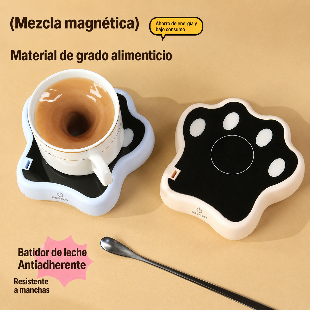 Mezclador Agitador Magnético (Diseño Patita) 🐾✨
