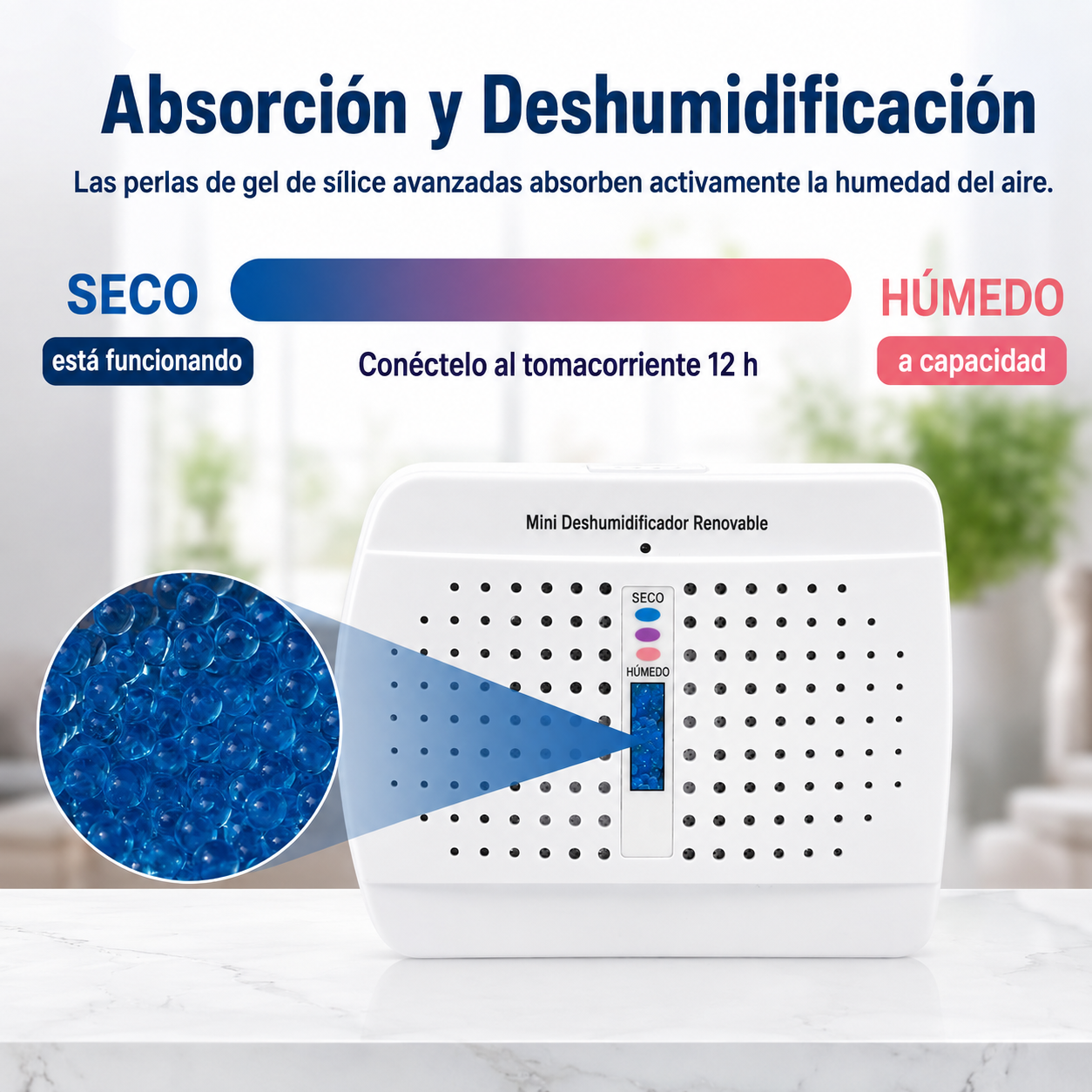 Deshumidificador Recargable para Armarios 🛡️✨