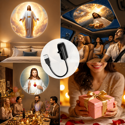 Proyector de Luz LED Religiosa Sagrado Corazón🕌💝