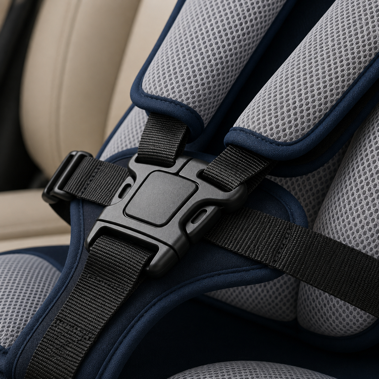 Silla de Coche Portátil y Arnés de Seguridad para Niños🚗✨