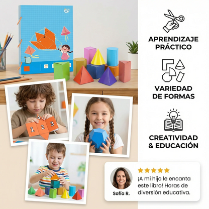 📐Libro geometría 3d: Despliega tu imaginación