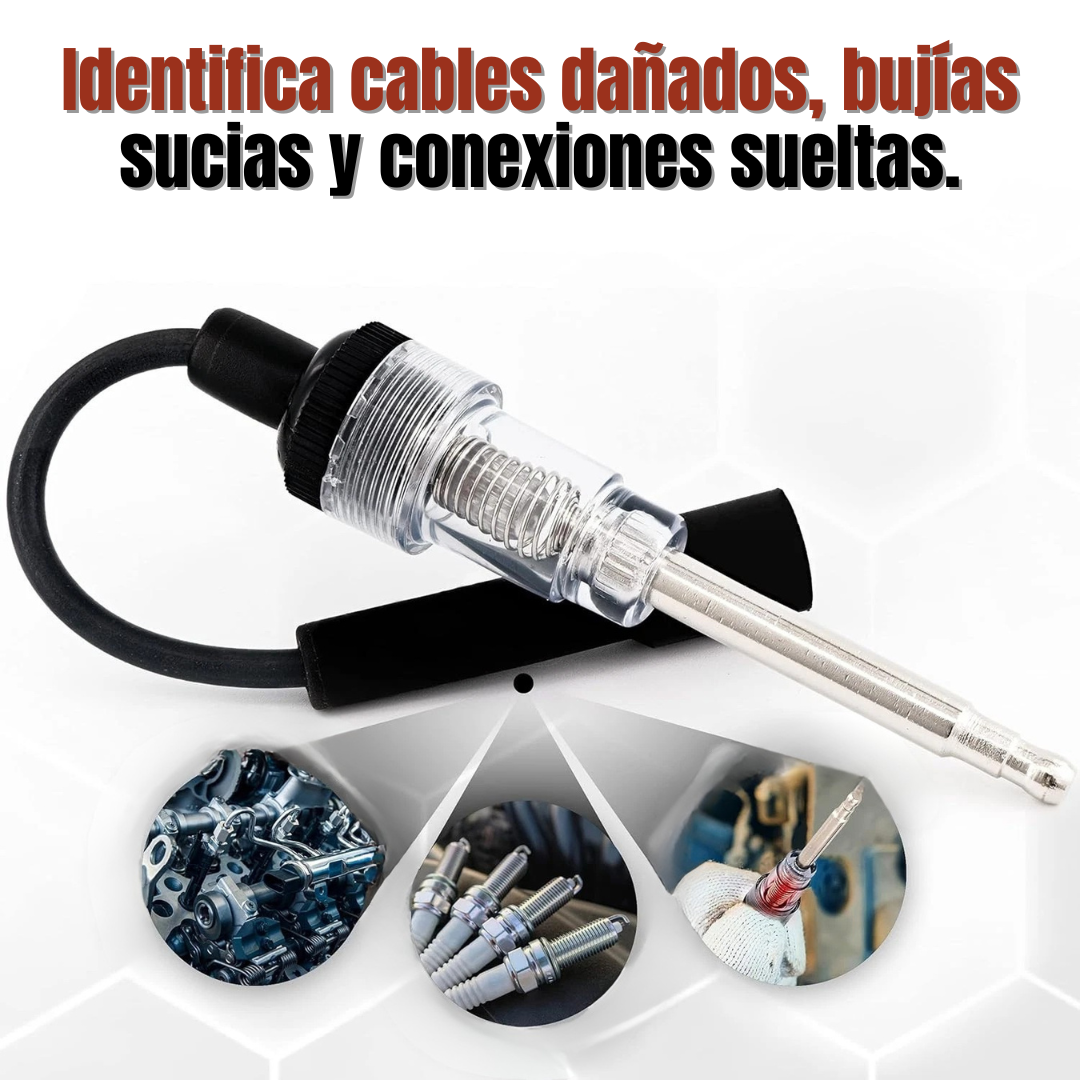 🚗PROBADOR DE BUJÍAS UNIVERSAL: Diagnóstico de encendido instantáneo y seguro⚙️
