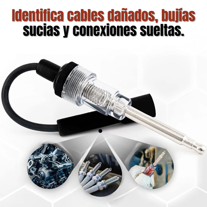 🚗PROBADOR DE BUJÍAS UNIVERSAL: Diagnóstico de encendido instantáneo y seguro⚙️