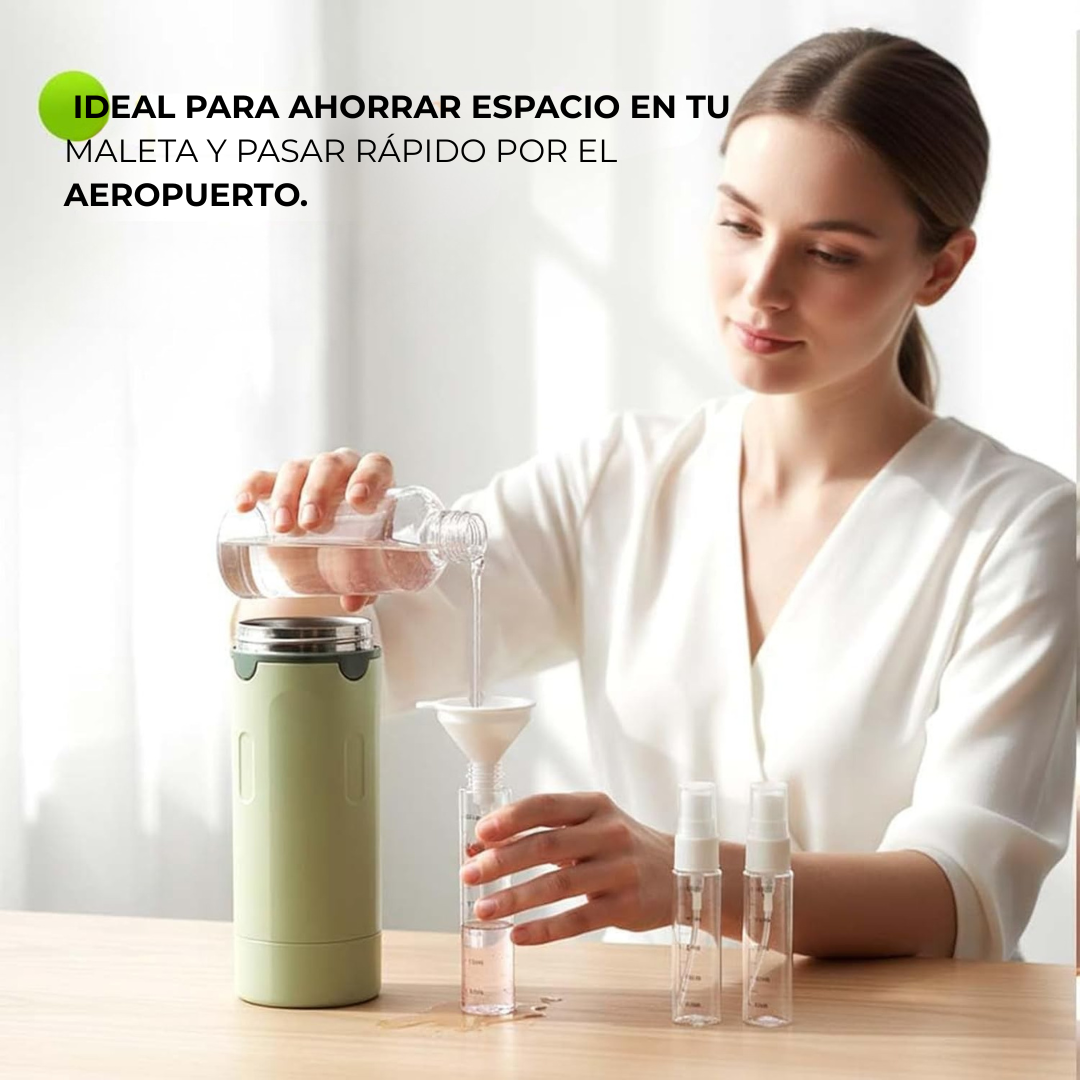 Botellas Dispensadoras de Viaje 4 en 1 de Lujo🧴⭐