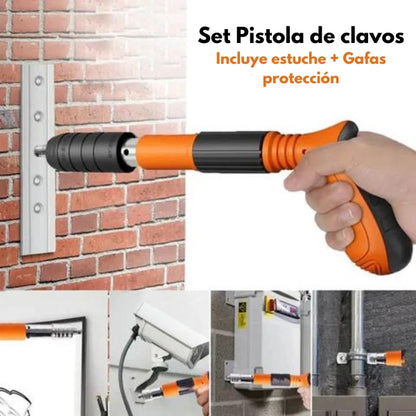 Set Pistola de clavos: Tu mejor aliada para el trabajo duro🔨