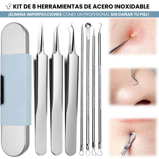 🩺 JUEGO DE AGUJAS PARA ACNÉ (8 PIEZAS)