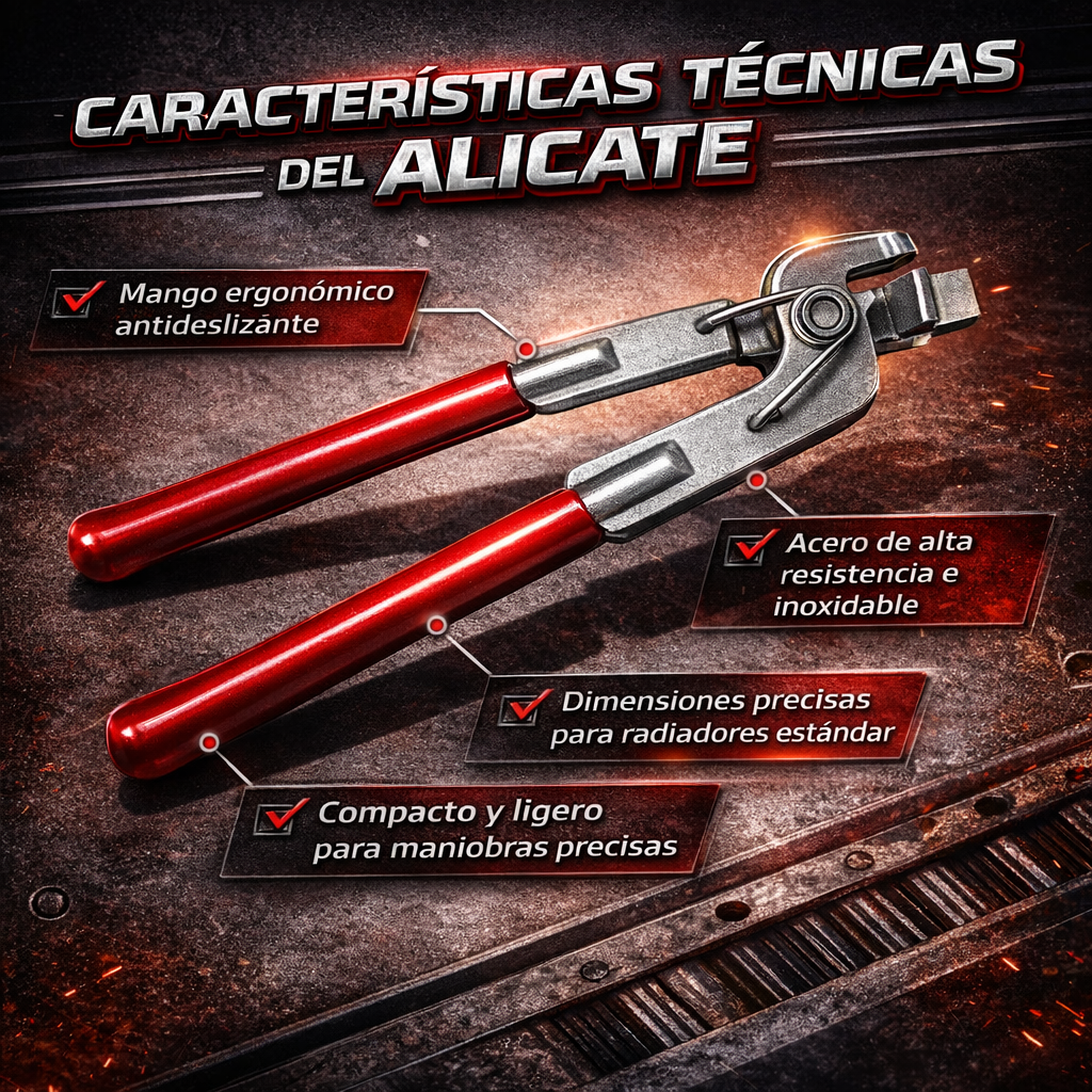 🧰ALICATE PARA DEPÓSITO DE RADIADOR: Reparación profesional
