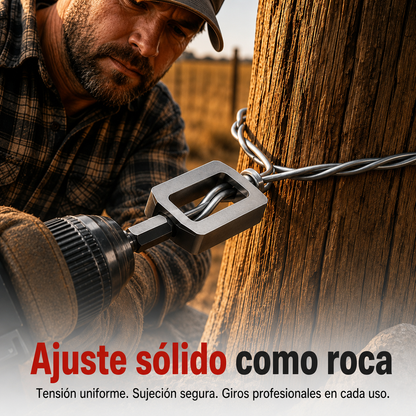 Adaptador para Torcer Alambre con Taladro (Set x2 / #9 y #11) 🚜✨