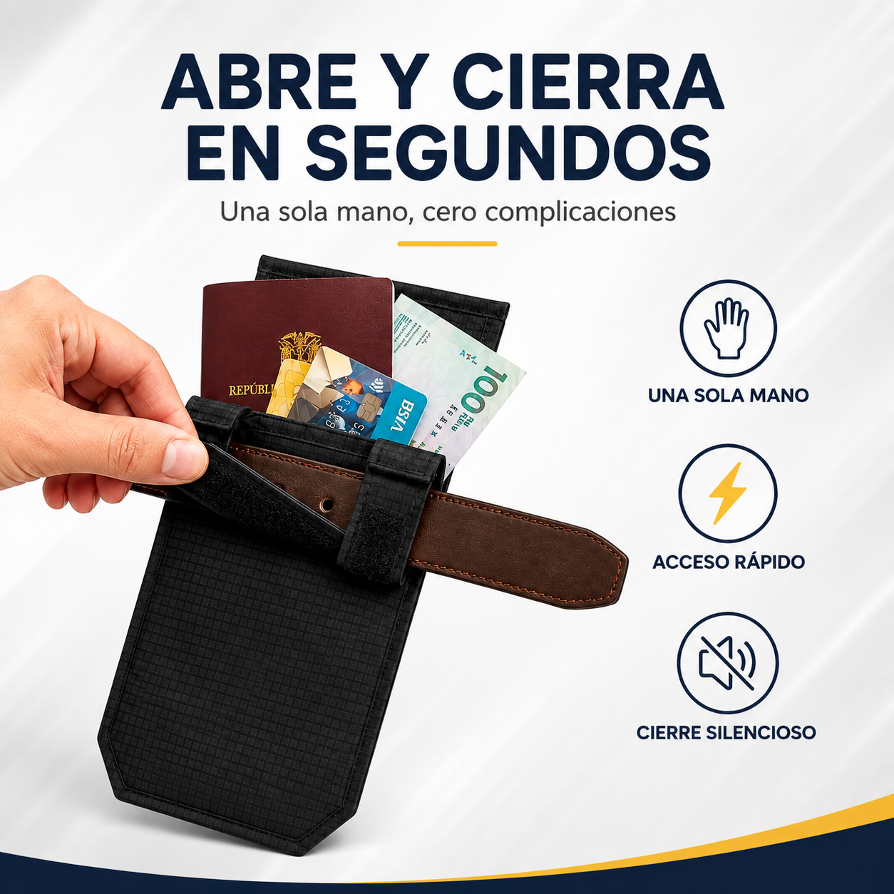Bolso Antirrobo Oculto para Cinturón🔐✨