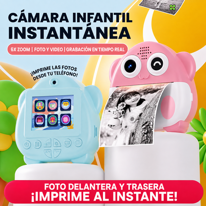 Cámara Impresora Térmica Infantil (Modelo EP25059 / Carga USB) 🎨✨