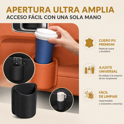 🚗 CarPocket Pro™ Organizador en Cuero para carro 📱✨
