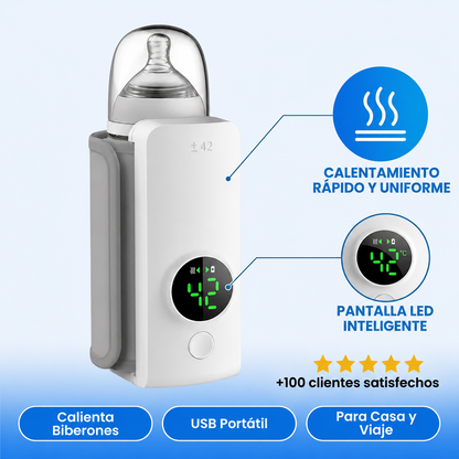 Calentador de Biberones Portátil Inalámbrico USB (8000 mAh) 👶✨