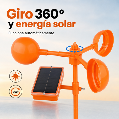 Reflector Repelente de Aves Giratorio 360°🕊️☀️