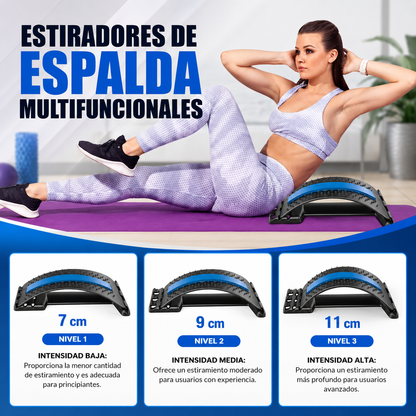 Estirador Lumbar Ergonómico con Magnetoterapia y Acupuntura💆🏻‍♂️🧘🏻‍♂️