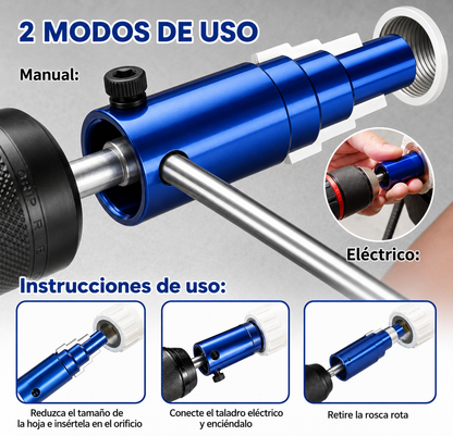 🔧Extractor de Roscas, Válvulas y Tubos Rotos para Plomería 🛠️✨