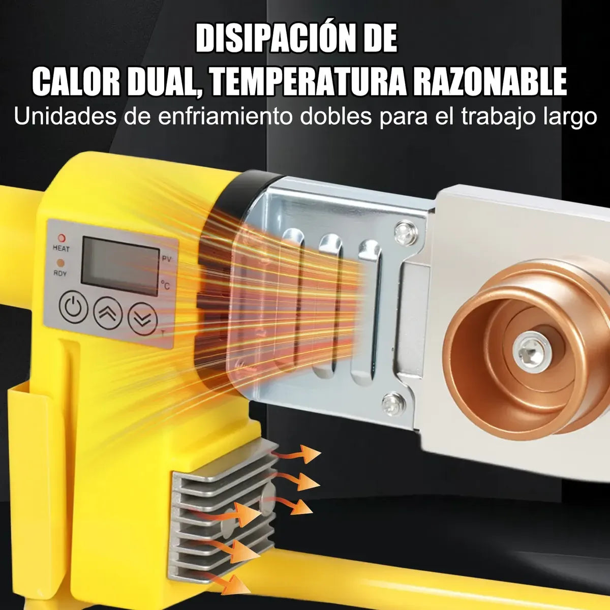 Termo Fusion Pro 1000W para Tuberías de Plástico🥽🔥