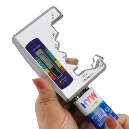 🔋PROBADOR DIGITAL DE BATERÍAS: Diagnóstico preciso y versatilidad total🪫
