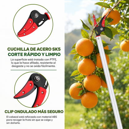 🍎🌳 Cortador y Recolector de Altura TrimSnip™