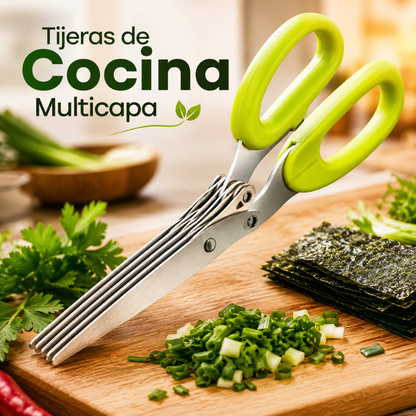 🌿 Tijeras de Cocina Multicapa HerbCutter™