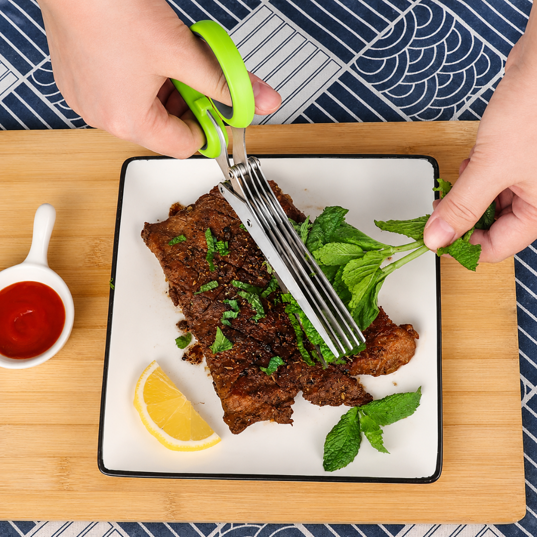 🌿 Tijeras de Cocina Multicapa HerbCutter™