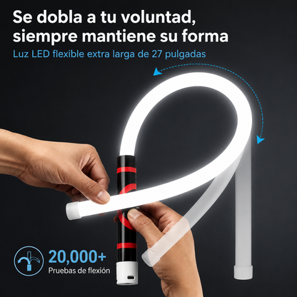 Barra de Iluminación LED Flexible y Recargable (76cm)💡🔦