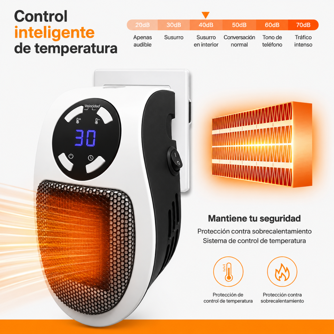 🌡️ Calefactor Cerámico Portátil ThermoStream™
