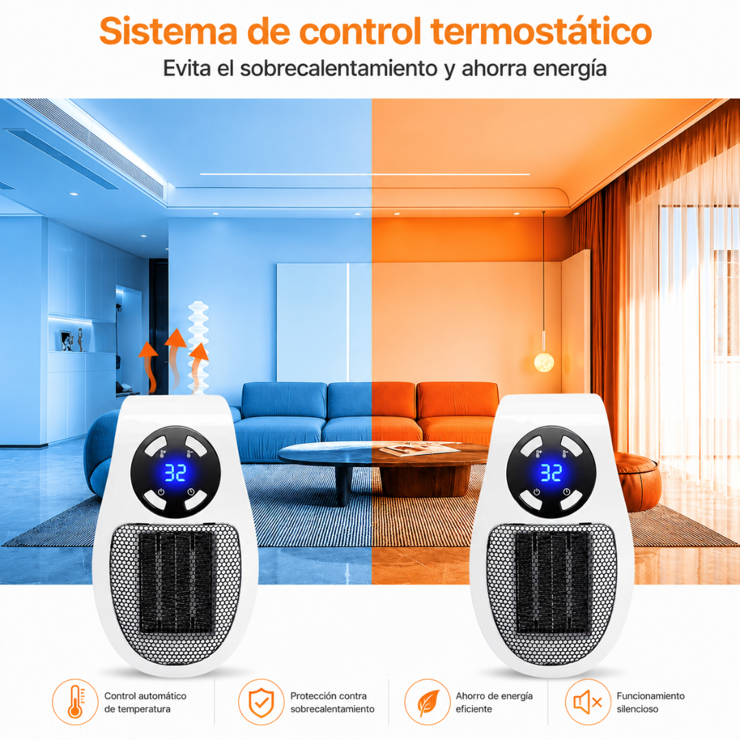 🌡️ Calefactor Cerámico Portátil ThermoStream™