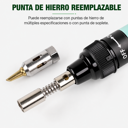 Soldador de Gas Pro-Butane Kit Multifunción 3-en-1⛽