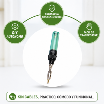 Soldador de Gas Pro-Butane Kit Multifunción 3-en-1⛽