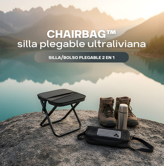 CHAIRBAG™ – La silla viajera 2 en 1