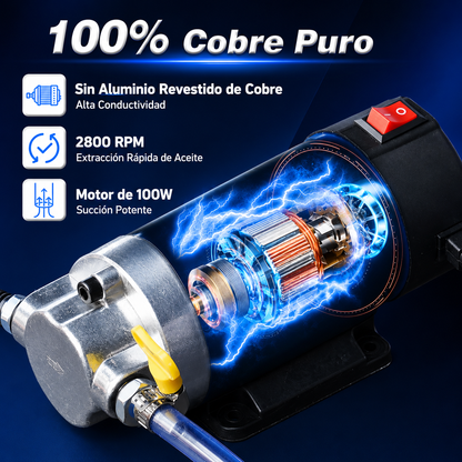 Bomba Portátil Eléctrica Extractora de Aceite y Diésel 🚗✨