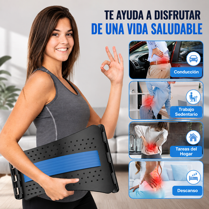 Estirador Lumbar Ergonómico con Magnetoterapia y Acupuntura💆🏻‍♂️🧘🏻‍♂️