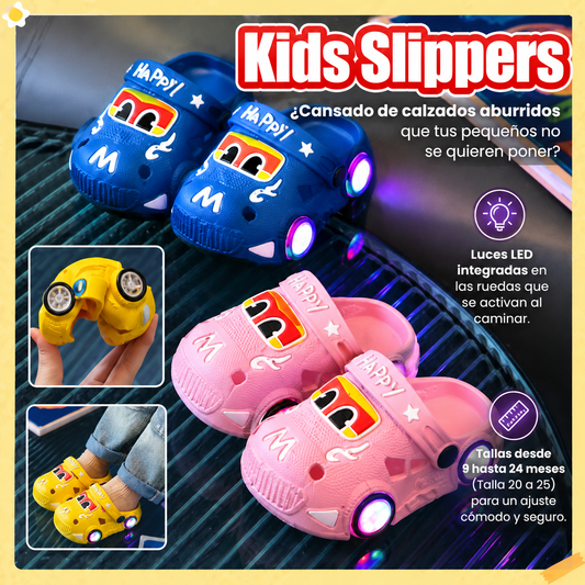 Zapatillas LED con Diseño de Coche para Niños 👟✨