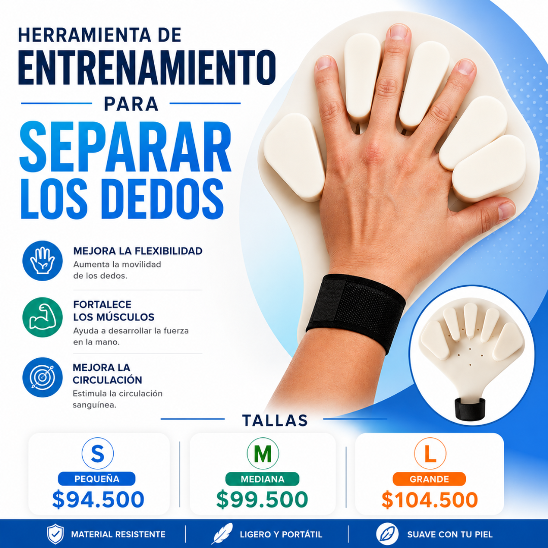 Férula de Rehabilitación y Extensión de Dedos🖖🏻🫲🏻