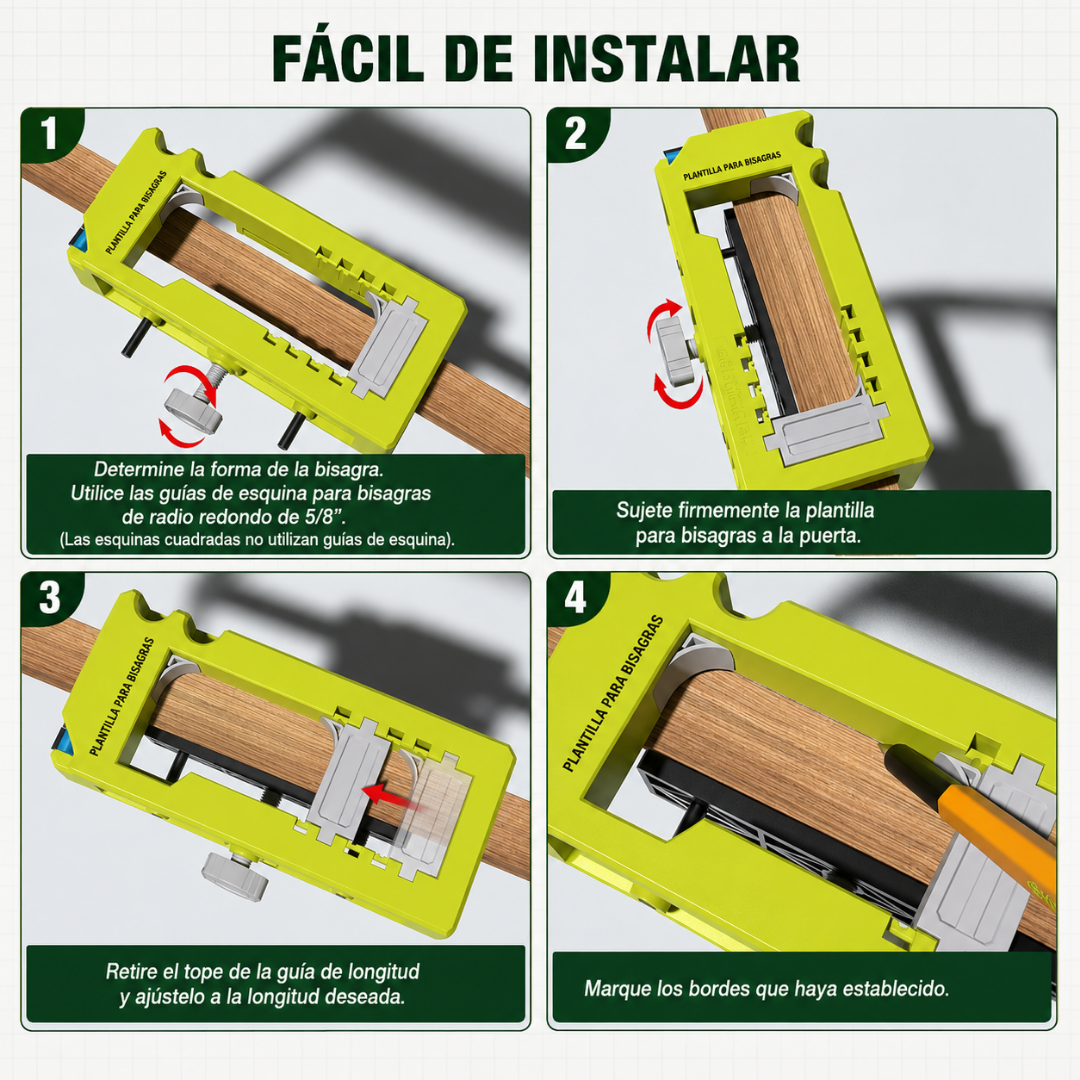 Kit Master de Instalación de Bisagras🚪