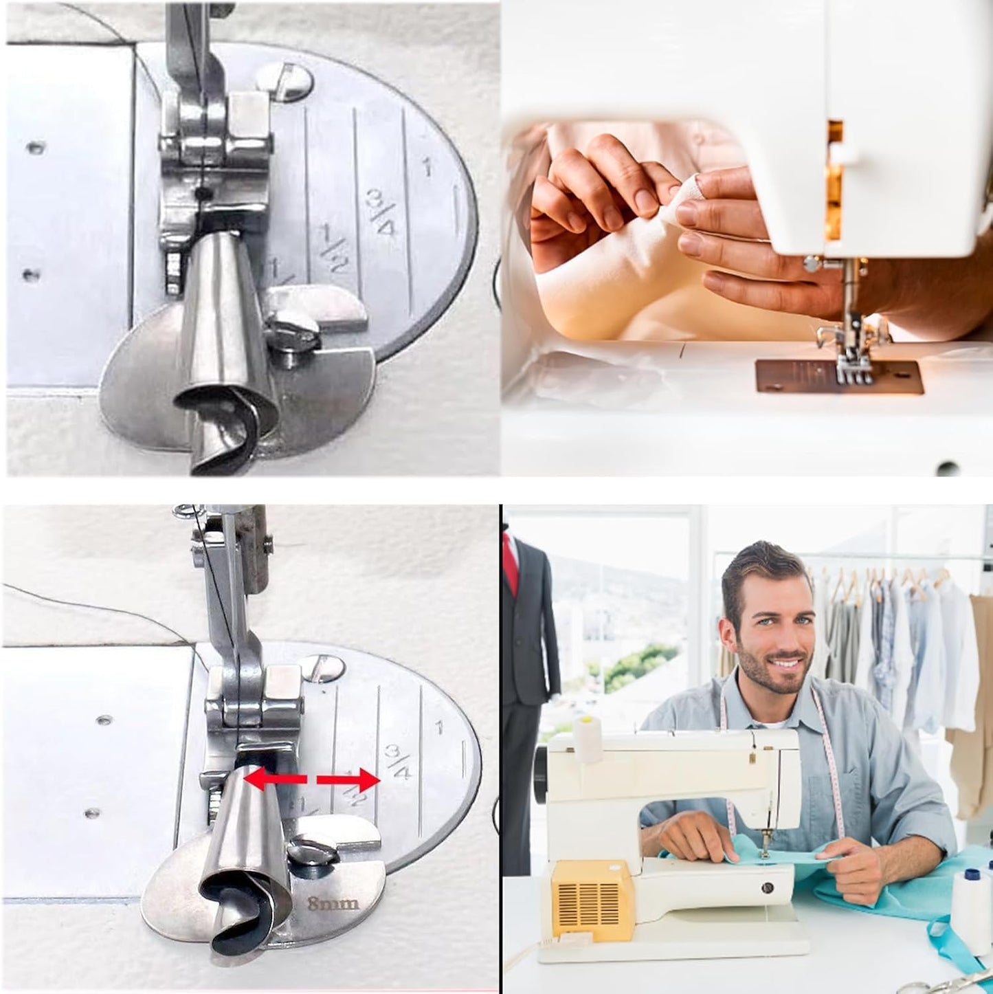 Kit Costura Perfecta™ 6 dobladillos (3mm-8mm)