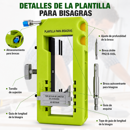 Kit Master de Instalación de Bisagras🚪