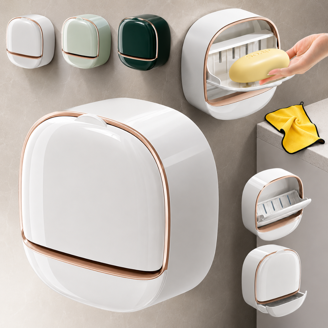 🧼 Jabonera de Pared Hermética SoapShield™