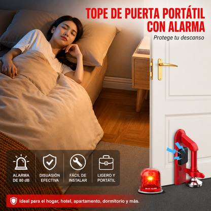 Alarma Antirrobo de Puerta Pro-Travel | Seguridad Blindada Portátil⏰🚪