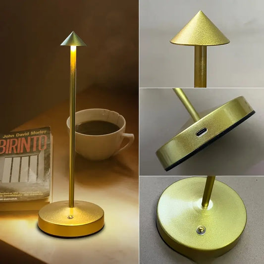 LÁMPARA DE ESCRITORIO LED DE LUJO - RECARGABLE POR USB 🌟
