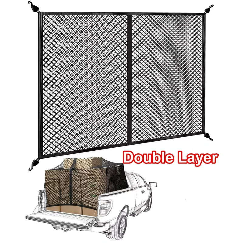 Malla Elástica para Maletero: Máxima Organización y Seguridad de Carga (120cm x 100cm)