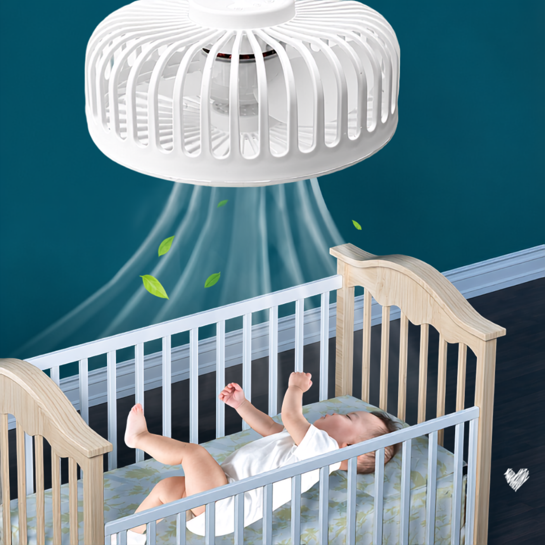 🍃 Ventilador de Dormitorio Silencioso BreezeQuiet™