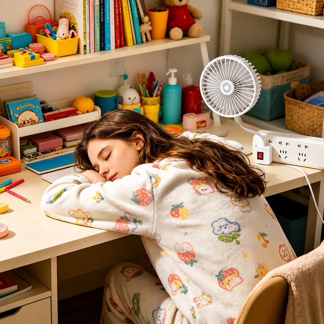 🍃 Ventilador de Dormitorio Silencioso BreezeQuiet™
