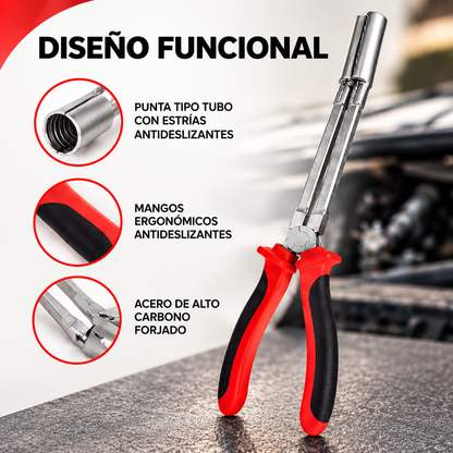 Pinza Larga para Cables de Bujía y Alta Tensión (29 cm) 🔧⚡