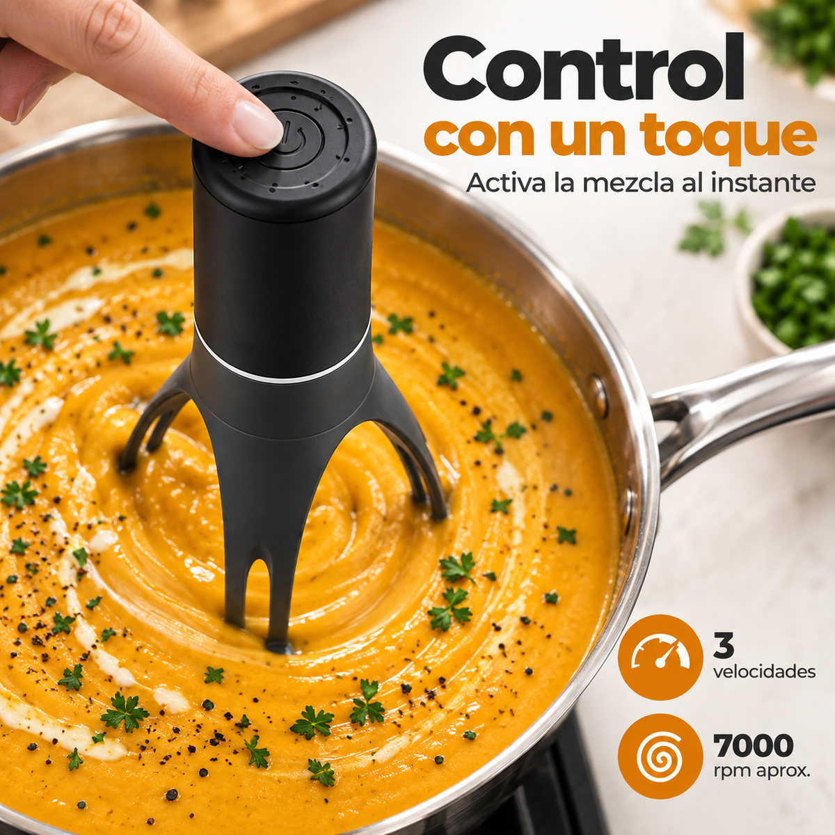 Batidora Automática de Olla 3 Velocidades🍲⚡
