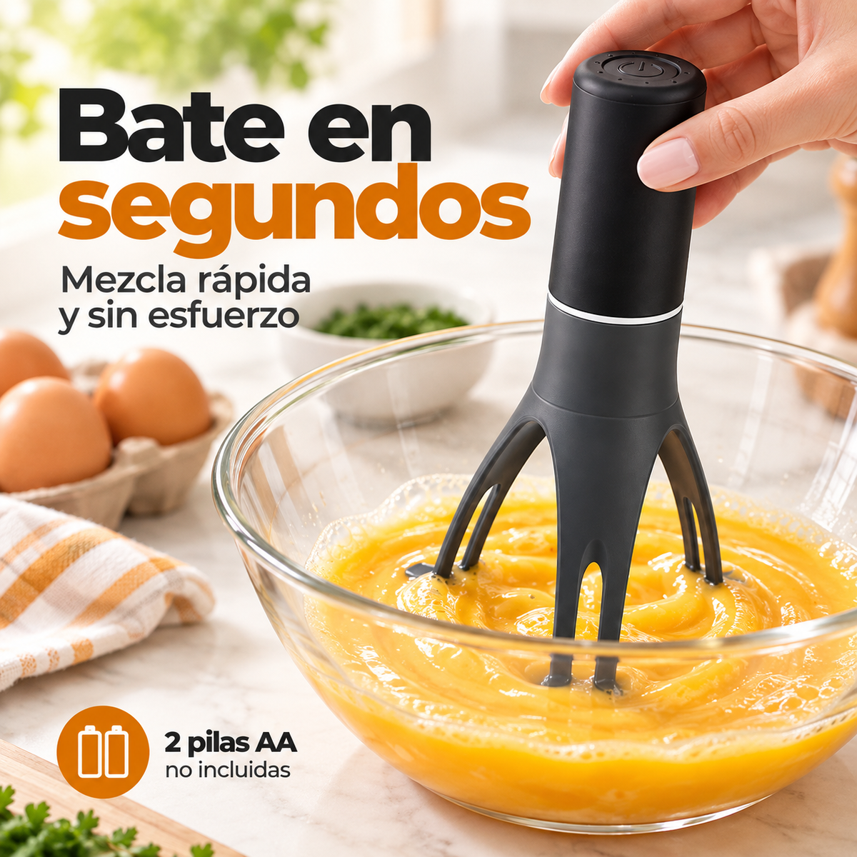 Batidora Automática de Olla 3 Velocidades🍲⚡